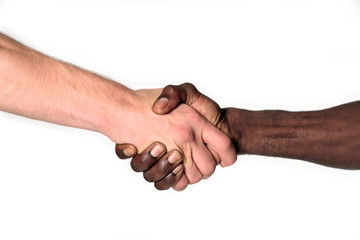 hand shake between two men