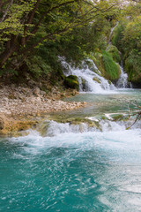 Plitvice Lakes National Park, a miracle of nature, waterfall, Croatia
