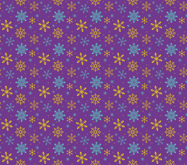 abstract background with snowflakes