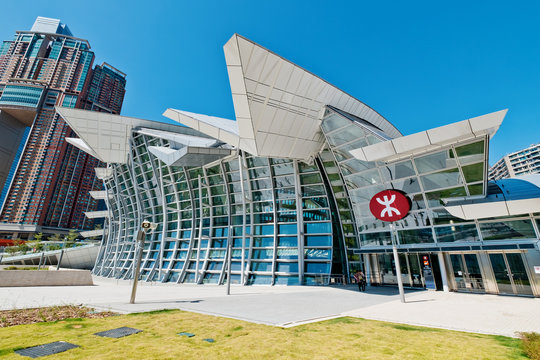 Hong Kong West Kowloon Station. 