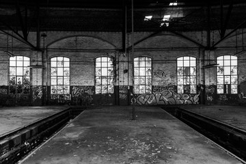 Old abandoned train station, Urbex.