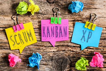 méthode AGILE : scrum kanban xp