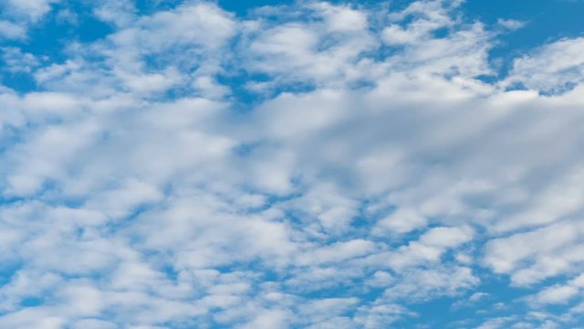 Fast formation and disappear of stratocumulus clouds time lapse