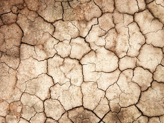 The ground has cracks in the top view for the background