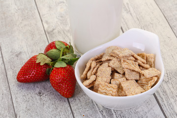Wheat flakes for breakfast