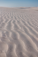 Lençois Maranhenses oasis in desert with sand dunes  texture
