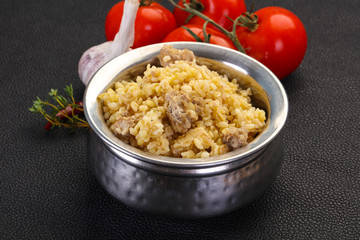 Bulgur with meat