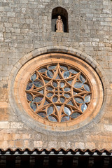 Rose Window, St Cosme and Damian Church; Covarrubias; Burgos