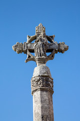 Fototapeta na wymiar Religious Cross; Covarrubias; Burgos