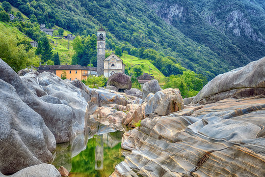 A Very Romantic Valley At Ticino Switzerland 