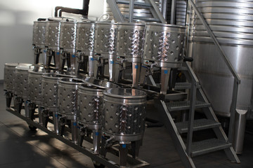 Fototapeta premium winery factory machines wine