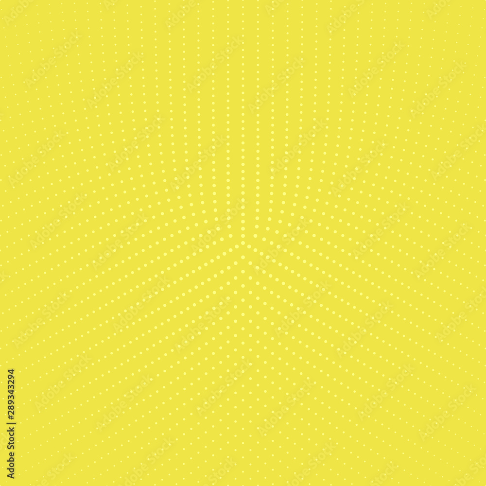 Poster geometric halftone round circle pattern background - abstract vector design from circles