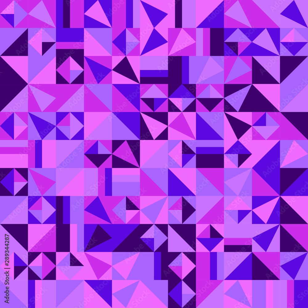 Poster geometrical mosaic pattern background design - abstract vector graphic
