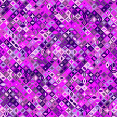 Seamless diagonal mosaic pattern background - abstract vector design