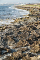 Coral Bay Sea in Cyprus, summer on the island