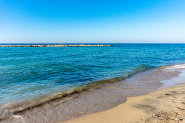 Italy, Bari, view of the waterfront