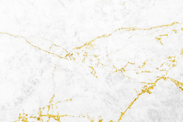 White gold marble texture pattern background with high resolution design for cover book or brochure, poster, wallpaper background or realistic business