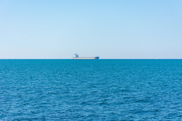 Italy, Bari, view of the sea