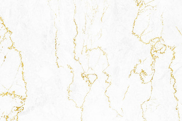 White gold marble texture pattern background with high resolution design for cover book or brochure, poster, wallpaper background or realistic business