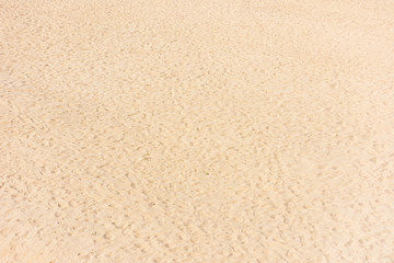 View of sand at a beach by the sea
