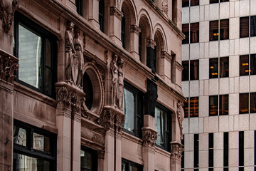 Down town historic buildings (Close up)