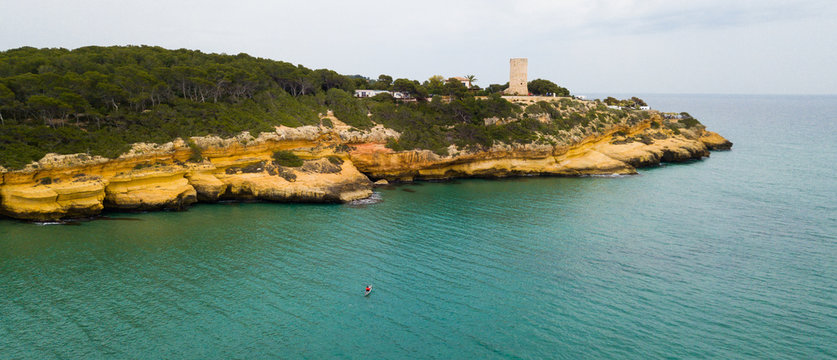 View On Seascape Of Costa Daurada