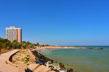 beach from Saturn resort - Romania 01.Sep.2019