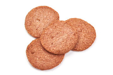 Burger meat, ingredients for hamburger, isolated on white background