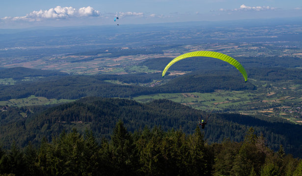 parapendio foresta nera