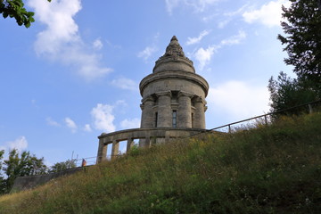 The Burschenschaftsdenkmal (lit. fraternity monument) in Eisenach, Thuringia, Germany