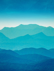 Camadas de Montanhas Campos do Quiriri Santa Catarina Garuva