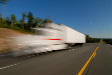 Lorry on Canada Highway