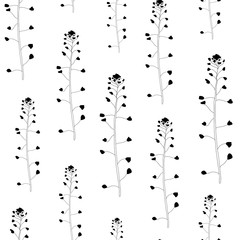 Shepherd’s bag pattern isolated on white background