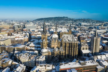 Aachen City in Winter