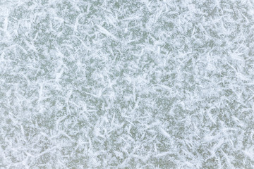 Texture of ice  covered snow  . Ice surface with original texture_