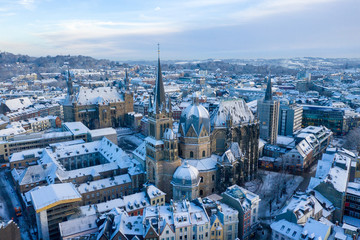 Aachen City in Winter