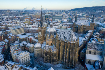 Aachen City in Winter