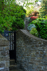 Porta de entrada da casa de campo