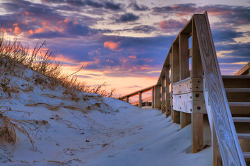 Sunset On Ocracoke Island