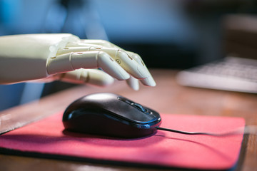 Robotic hand using a computer mouse