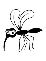 comic stechmücke fliege insekt schmeißfliege blutsauger stechen schnake moskito cartoon clipart lustig kleine nervensäge böse monster