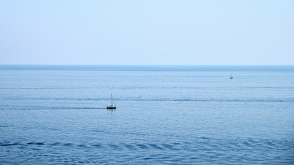 fishing in the sea