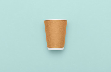 Paper takeaway cup for beverage