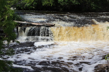 Tahquamenon Falls rushing water