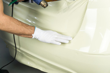 Car Wrapping | Heat Shrinking Vinyl with Heat Gun