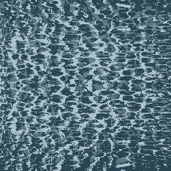 River water glare smooth surface, sea or lake reflection sun. Vector illustration