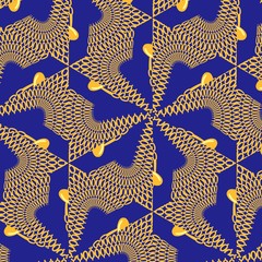 Vintage geometric pattern in retro 80s style. Textile fashionable retro design.