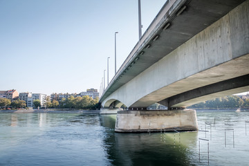 Obraz premium Rheinbrücke bei Basel