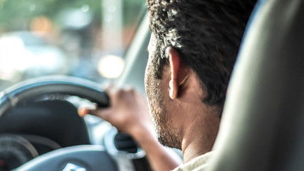 Uber driver in India