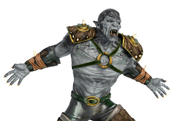 orc warrior is angry
